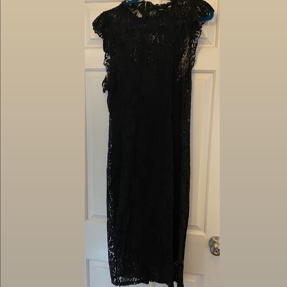 Black Lace Dress, Size L